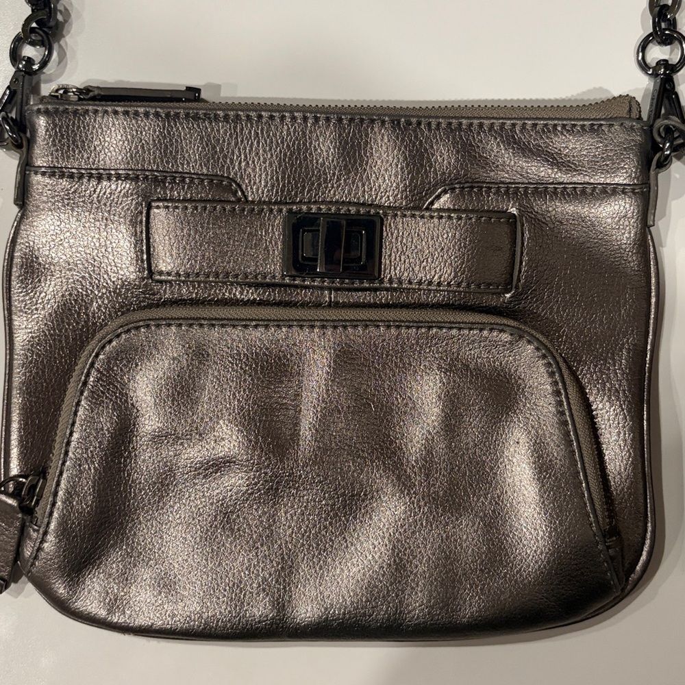 Calvin Klein Metallic Crossbody Bag